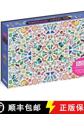 【3-4周达】So. Many. Stickers. 1,000-Piece Puzzle : A Puzzle for Sticker Lovers: Includes 100 Sticker... [9781523515226]