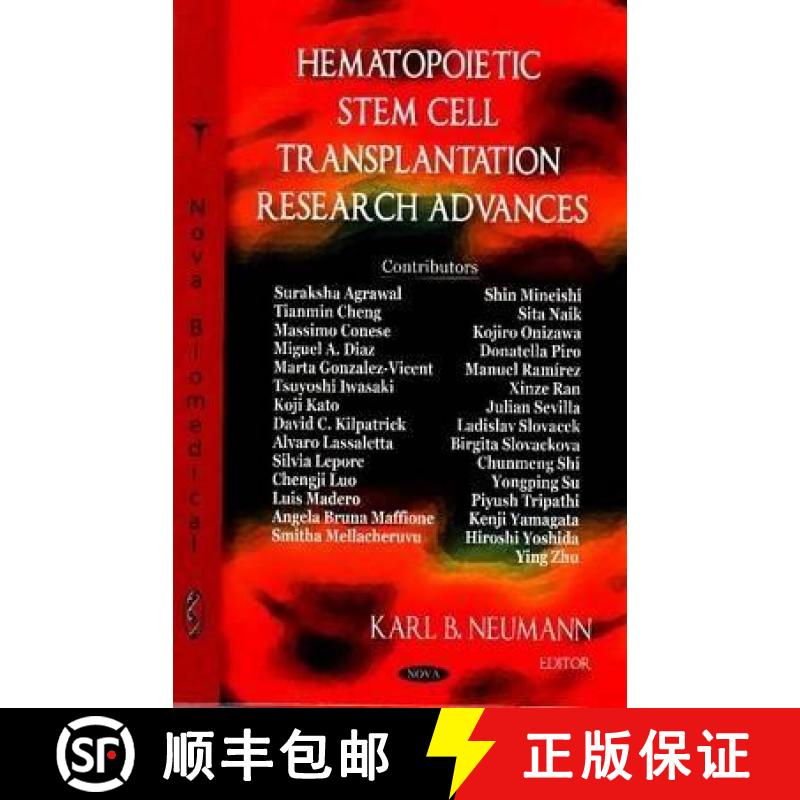 【3-4周达】Hematopoietic Stem Cell Transplantation Research Advances [9781604560428]