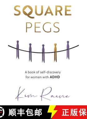 【3-4周达】Square Pegs: A book of Self-discovery for women with ADHD [9781913728892]