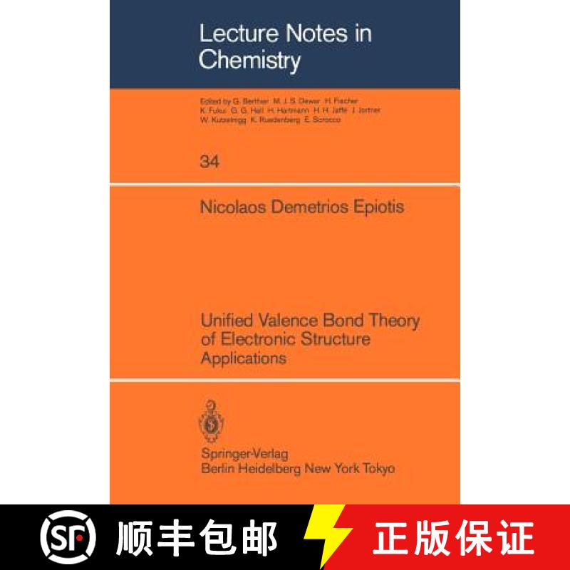 【4周达】Unified Valence Bond Theory of Electronic Structure : Applications [9783540120001]