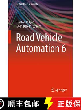 【3-4周达】Road Vehicle Automation 6 (1st ed. 2019) (1st ed. 2019) (1st ed. 2019) (1st ed. 2019) [9783030229320]