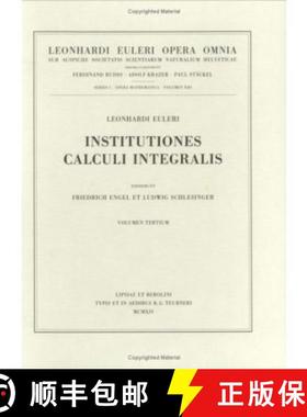 【3-4周达】Institutiones Calculi Integralis 3rd Part [9783764314125]