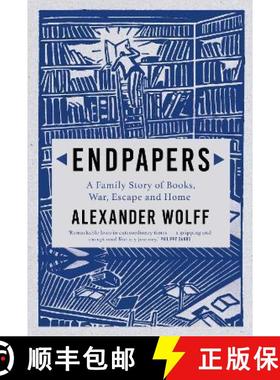 【3-4周达】Endpapers: A Family Story of Books, War, Escape and Home [9781611854473]