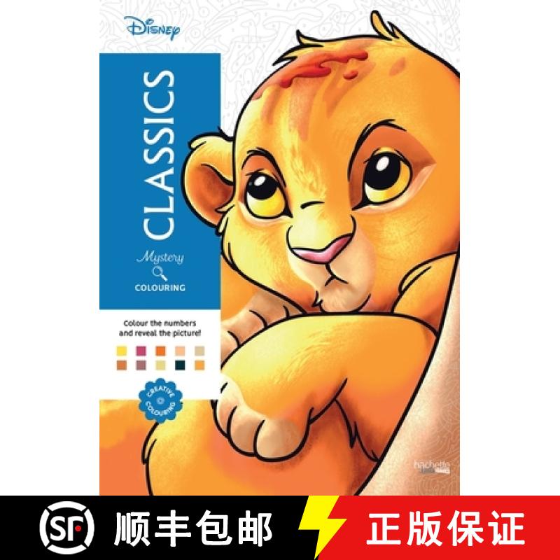 【2-3周达】Mystery Colouring - Classics : Reveal iconic Disney characters with colour by number [9782017276340]