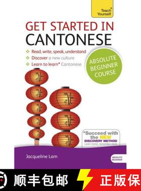 【3-4周达】Get Started in Cantonese Absolute Beginner Course : (Book and audio support) [9781444174991]