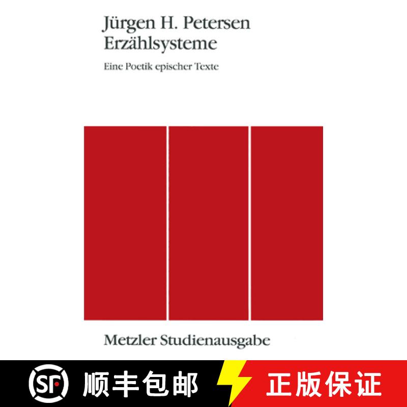 【3-4周达】Erzählsysteme: Eine Poetik Epischer Texte [9783476008961]
