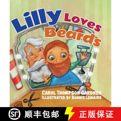 【3-4周达】精装 Lilly Loves Beards [9780228811336]
