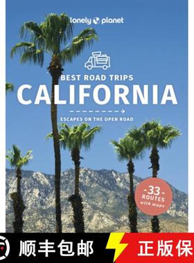 【3-4周达】Lonely Planet Best Road Trips California 5 [9781838691615]