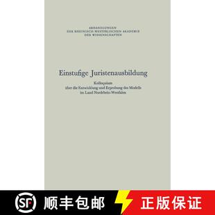 【3-4周达】Einstufige Juristenausbildung : Kolloquium über die Entwicklung und Erprobung des Modells... [9783531090573]