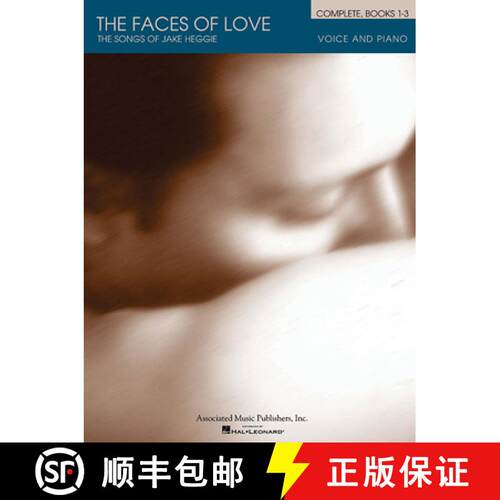 【3-4周达】The Faces of Love - Complete Books 1-3 Vocal Collection for Voice and Piano the Songs of J... [9781495023484]