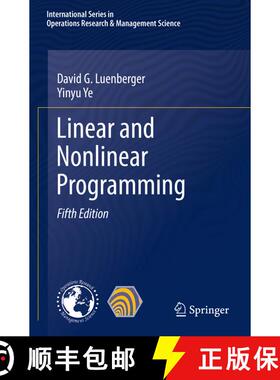 【3-4周达】Linear and Nonlinear Programming (Fifth Edition 2021) (Fifth Edition 2021) (Fifth Edition ... [9783030854492]