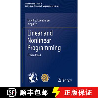 【3-4周达】Linear and Nonlinear Programming (Fifth Edition 2021) [9783030854492]