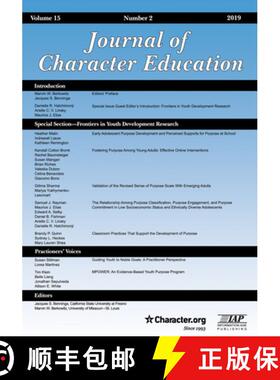 【3-4周达】Journal of Character Education Volume 15 Issue 2 2019 [9781641138574]