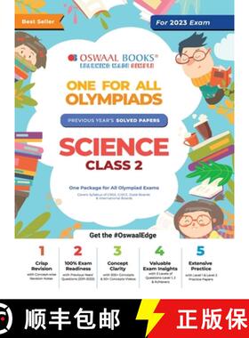 【3-4周达】Oswaal One For All Olympiad Previous Years' Solved Papers, Class-2 Science Book (For 2023 ... [9789354233807]