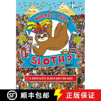 【3-4周达】Where's the Sloth?, Volume 3: A Super Sloth Search-And-Find Book [9781454934035]