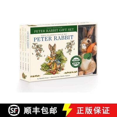 【3-4周达】Peter Rabbit Deluxe Plush Gift Set: The Classic Edition Board Book + Plush Stuffed Animal ... [9781604338287]