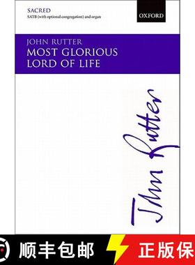 【3-4周达】Most glorious Lord of life: Vocal score - Most glorious Lord of life SATB (with Optional C... [9780193376465]