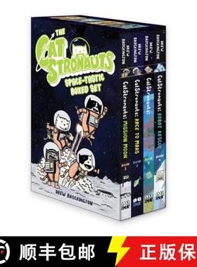 【3-4周达】The Catstronauts Space-Tastic Boxed Set (Graphic Novel Boxed Set) [9780316584357]
