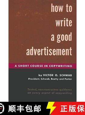 预订 How to Write a Good Advertisement [9781773236896]