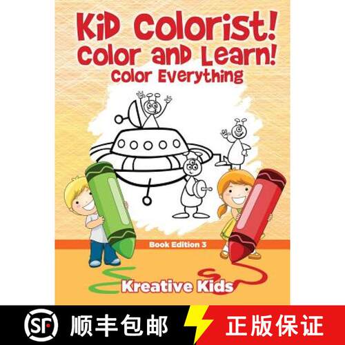 【3-4周达】Kid Colorist! Color and Learn! Color Everything Book Edition 3 [9781683775768]