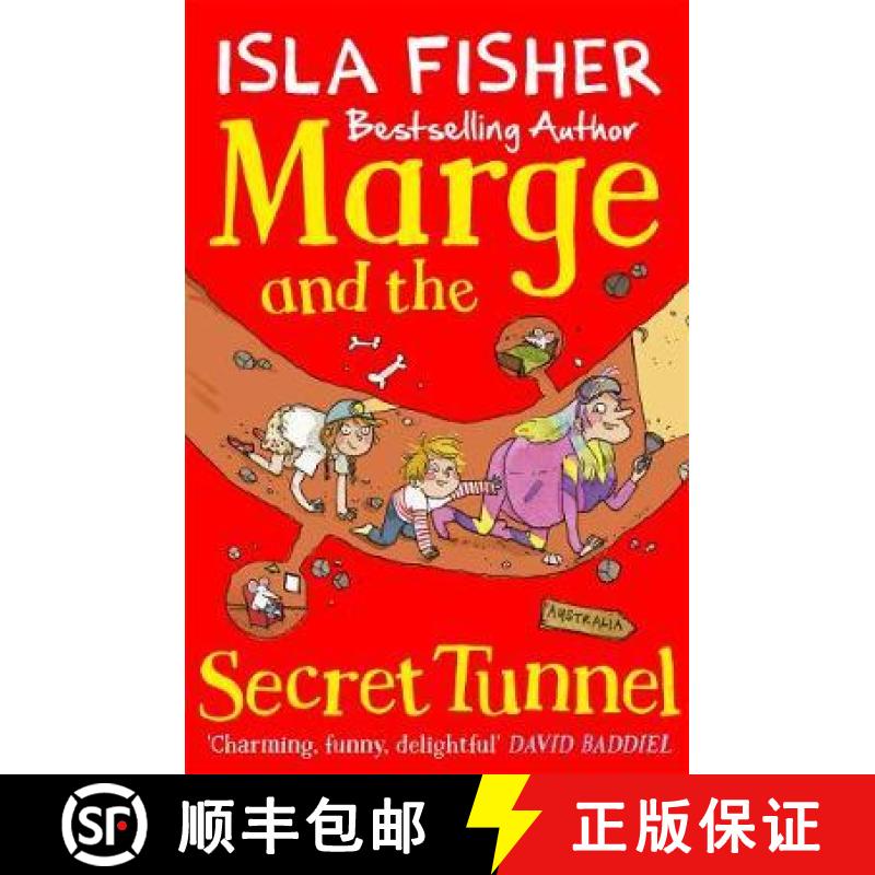 【3-4周达】Marge and the Secret Tunnel: Book four in the fun family series by Isla Fisher [9781848127333]
