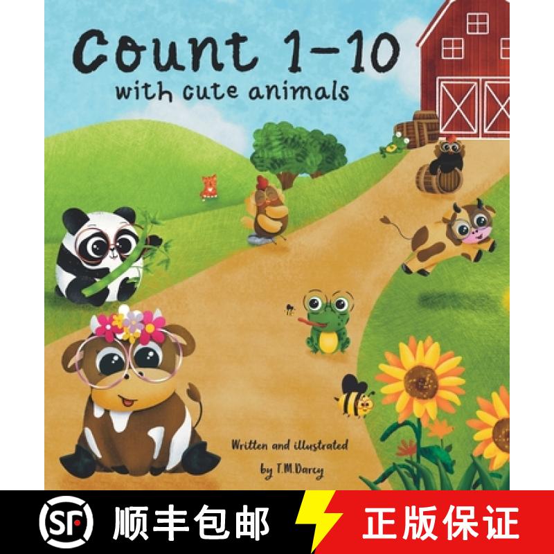 【3-4周达】Count 1-10 with cute animals [9788409488179]