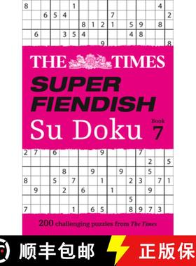 【3-4周达】The Times Super Fiendish Su Doku Book 7: 200 Challenging Puzzles [9780008342951]