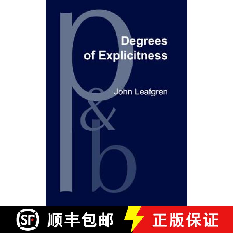 【2-3周达】Degrees of Explicitness: Information Structure and the Packaging of Bulgarian Subjects and... [9789027253422]
