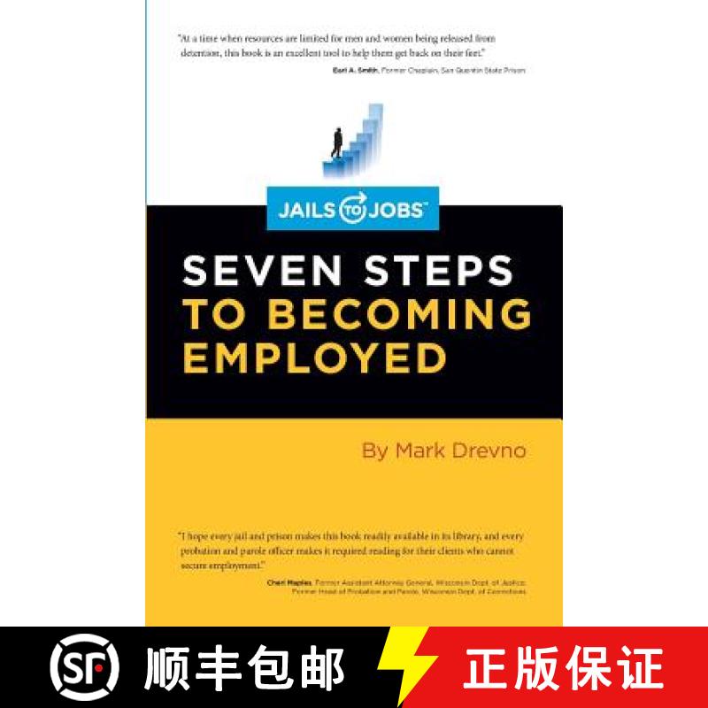 【3-4周达】Jails to Jobs: Seven Steps to Becoming Employed [9780991219704]