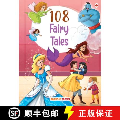 【3-4周达】108 Fairy Tales (Illustrated) - Story Book for Kids [9788194845027]