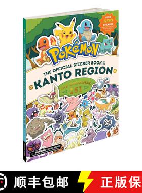 【3-4周达】Pokémon The Official Sticker Book of the Kanto Region: The Original 151 [9781604382570]