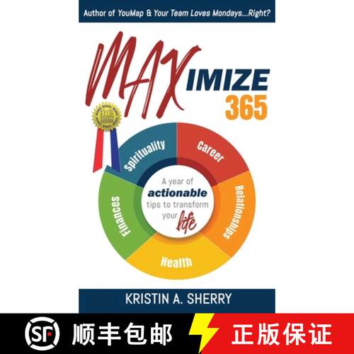 【3-4周达】精装 Maximize 365: A Year of Actionable Tips to Transform Your Life [9781944715779]
