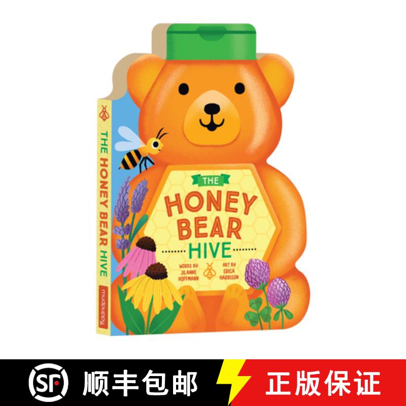 【2-3周达】Honey Bear Hive Shaped Board Book [9780735377516]