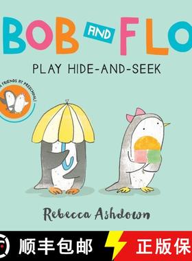 【3-4周达】Bob and Flo Play Hide-and-Seek (Board Book) [9780544859593]