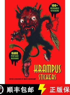 【3-4周达】Krampus Sticker Collection: 100+ Reusable Stickers in Deluxe Tin [9780867198652]