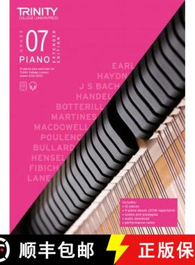 【3-4周达】Trinity College London Piano Exam Pieces Plus Exercises From 2021: Grade 7 - Extended Edit... [9780857369352]