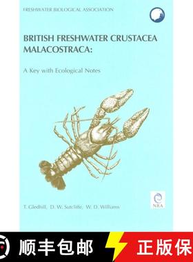 【3-4周达】British Freshwater Crustacea Malacostraca [9780900386534]