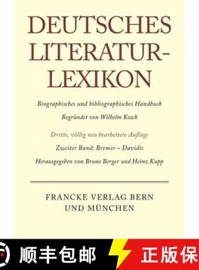 【3-4周达】Deutsches Literatur-Lexikon, Band 2, Bremer - Davidis [9783907820025]