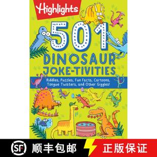 Puzzles Other 501 Fun Riddles Joke Gi... and Facts 9781684379231 Tongue tivities Twisters Dinosaur 预订 Cartoons