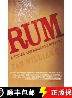 【3-4周达】Rum: A Social and Sociable History of the Real Spirit of 1776 [9781560258919]
