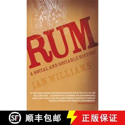 【3-4周达】Rum: A Social and Sociable History of the Real Spirit of 1776 [9781560258919]