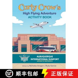 Airplane Curly for Age... Flying Activity Kids Adventure 9781957701608 Crow Prepare High Travel Book 预订