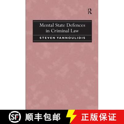 【3-4周达】Mental State Defences in Criminal Law [9781138271791]