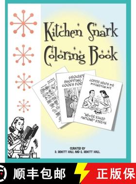【3-4周达】Kitchen Snark Coloring book [9781734742725]