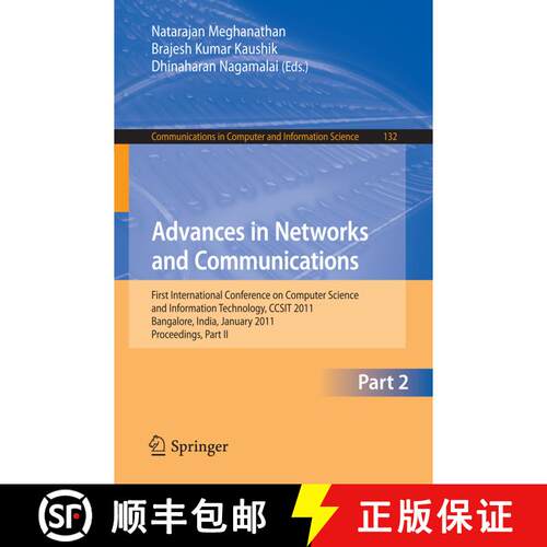 【3-4周达】Advances in Networks and Communications: First International Conference on Computer Scienc... [9783642178771]