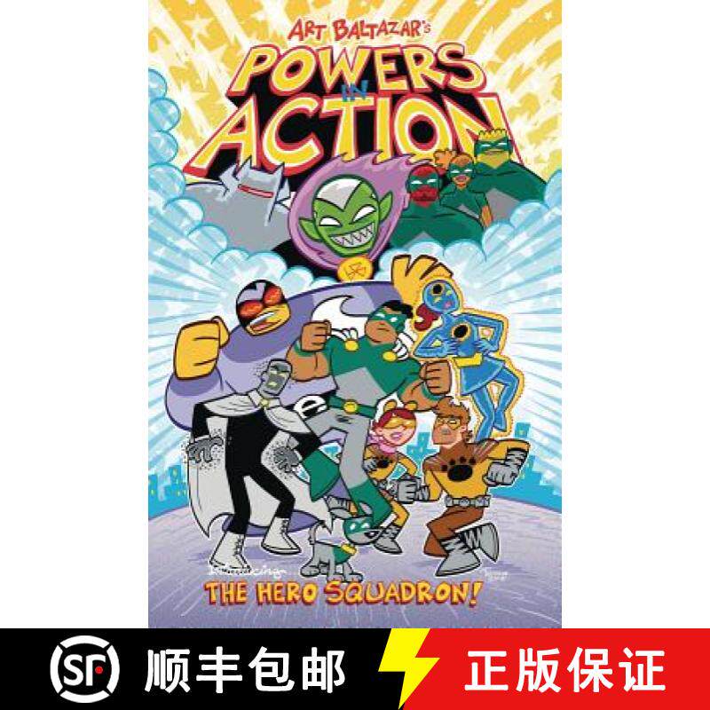 【3-4周达】Powers in Action, Volume 1: The Hero Squadron! [9781632294418]