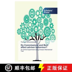 advisor Commissions and 预订 behaviour? affect Boni 9786138837688