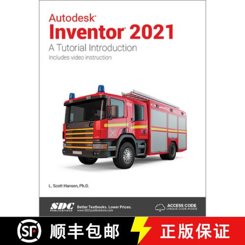 【3-4周达】Autodesk Inventor 2021: A Tutorial Introduction [9781630573645]