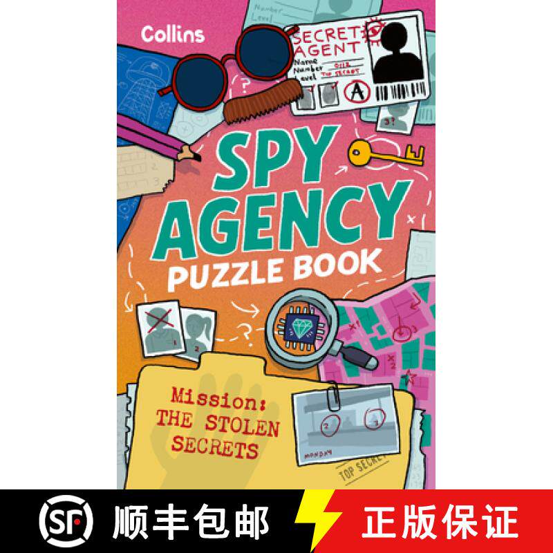 【3-4周达】Spy Agency Puzzle Book – The Stolen Secrets: Solve Puzzles, Crack Codes and Take on a Top... [9780008753696]