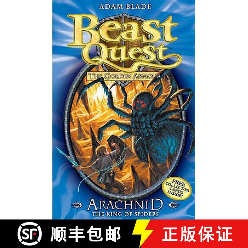 【3-4周达】Beast Quest: Arachnid the King of Spiders: Series 2 Book 5 [9781846169922]